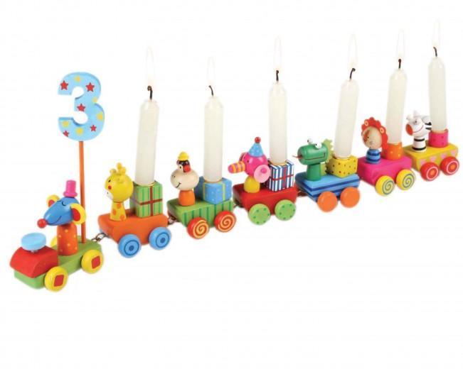 Wooden Birthday Train/Wooden Toys (HSG-T-098) 