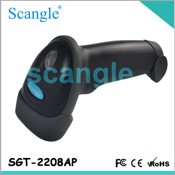 Black Bar Code Scanner with Good Quality, Handheld Scanner (SGT-2208AP)