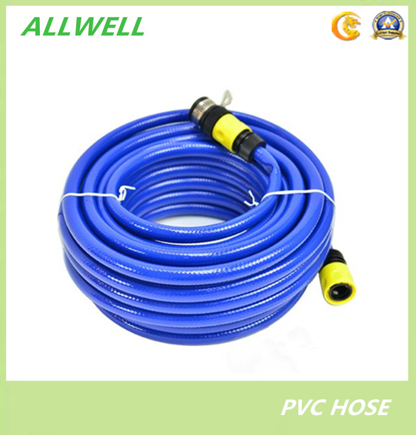 PVC Plastic Flexible Garden Irrigation Hose Pipe with Hose Connection