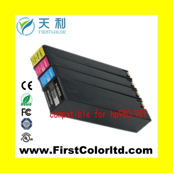 Compatible Ink Cartridge 980xl Bk/C/M/Y for HP X555 X585 Printer