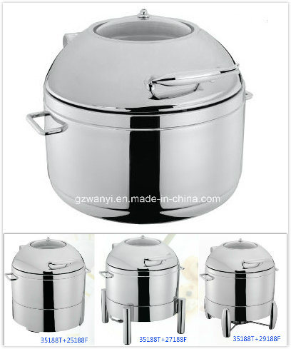 Round Induction Soup Station with 11L Bain Marie (35188T)