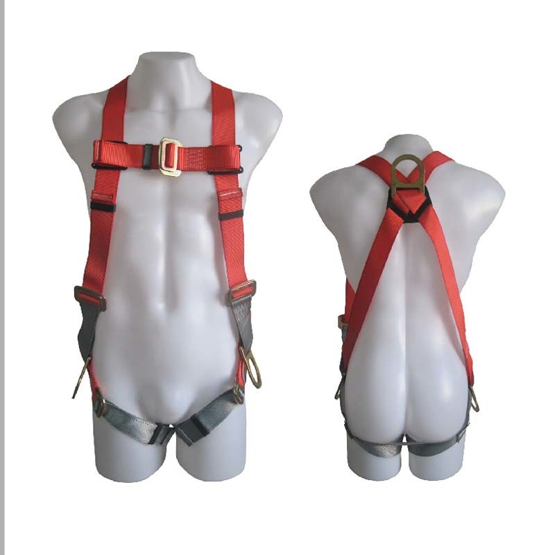 Professional Industrial Polyester Working Full-Body Safety Harness Belt