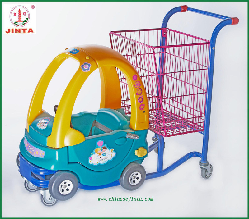 Kids Supermarket Use Shopping Trolley Shopping Cart (JT-E16)