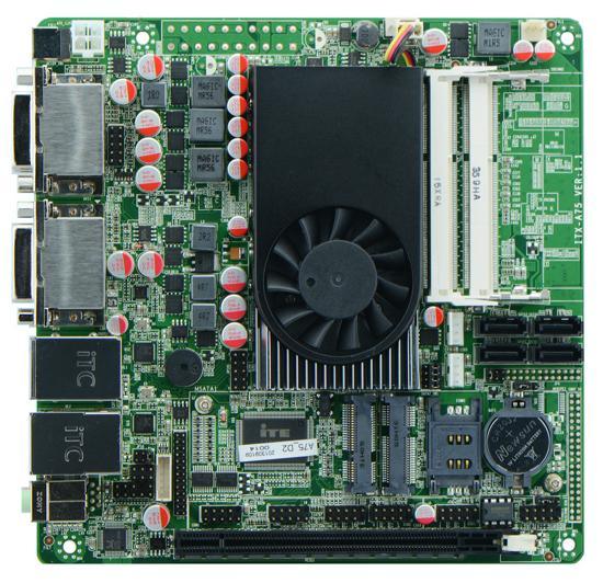 Industrial AMD Motherboard with 2-RTl8111E and 4-DVI 1-VGA