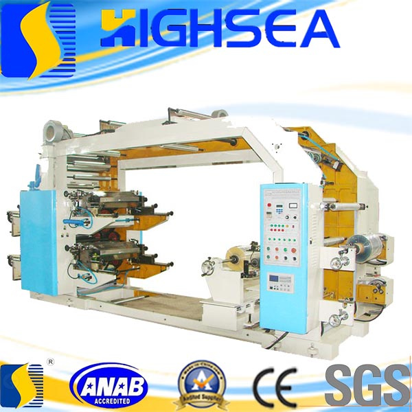 Hs Best Price Four Color Flexo Printing Machine