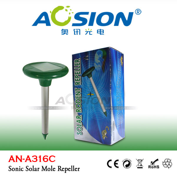 Frequency Conversion Solar Mole Repeller
