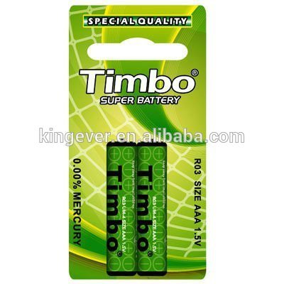 1.5V R03 Um-4 AAA Carbon Dry Battery R03p AAA Battery Primary & Dry Batteries