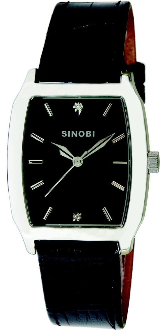 Stainless Steel Watch (black dial) (SS0003G)