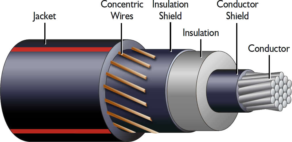 Concentric Service Cables with Communication Cable 2 Core