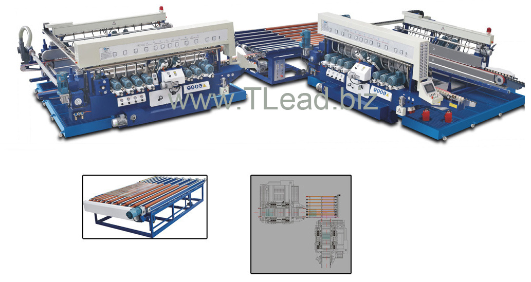 FA-2525L Glass Straight Line Double Edging Machine Production Line-L