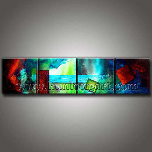 Modern Abstract Oil Painting for Wall Decoration (KLMA4-0003)