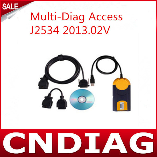 Excellent Quality Latest 2013.02V Multi-Diag Access J2534 Passthru OBD2 Device