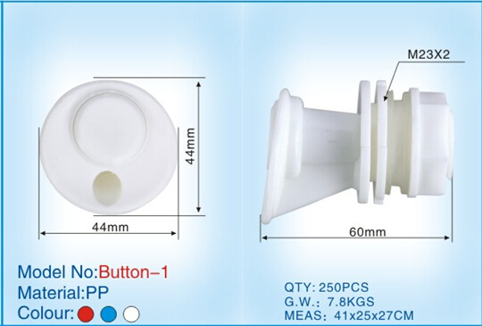 Plastic Faucet for Water Dispenser with Good Quality Button-1
