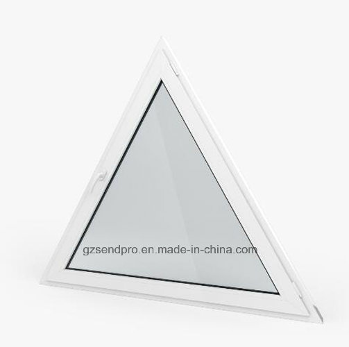 White Triangle Shape Panel Swing Window