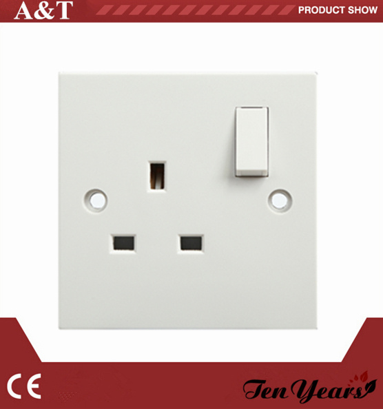 13A 3 Square Pin Switch Socket