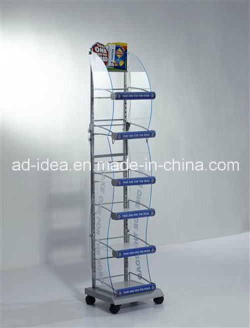 Hot Sale Rotatable Six Layers Acrylic Exhibition Stand/Multipurpose Exhibition Stand