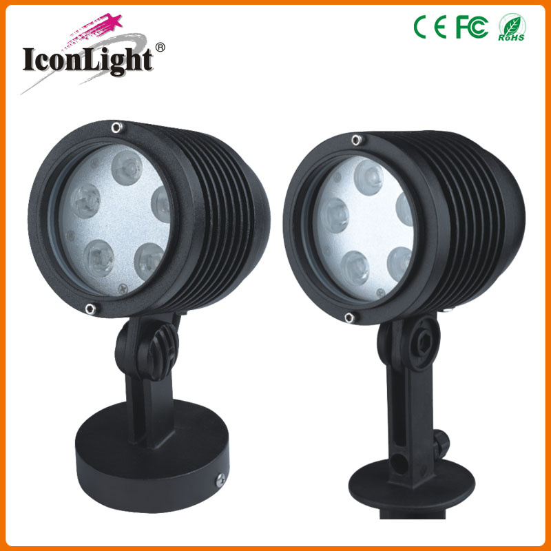 5watt RGB DMX LED Garden Light with Two Holder Tyle for Outdoor Lighting (ICON-E003)