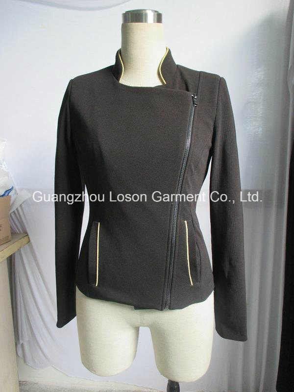 2015 New Arrival High Quality Girl's Jacket with Zipper