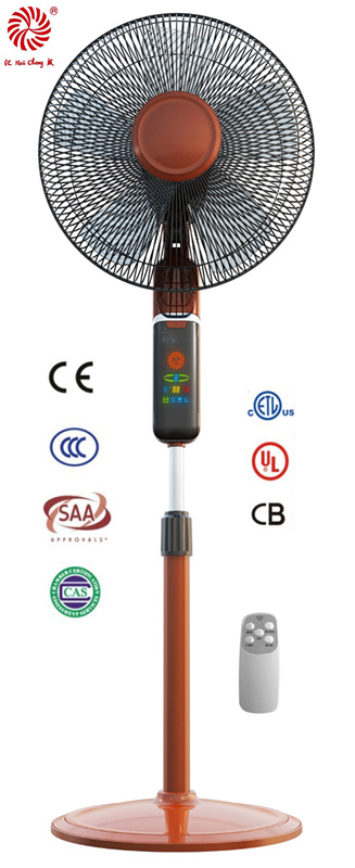 16inch Electric Stand Fan with Remote Control and Figure 