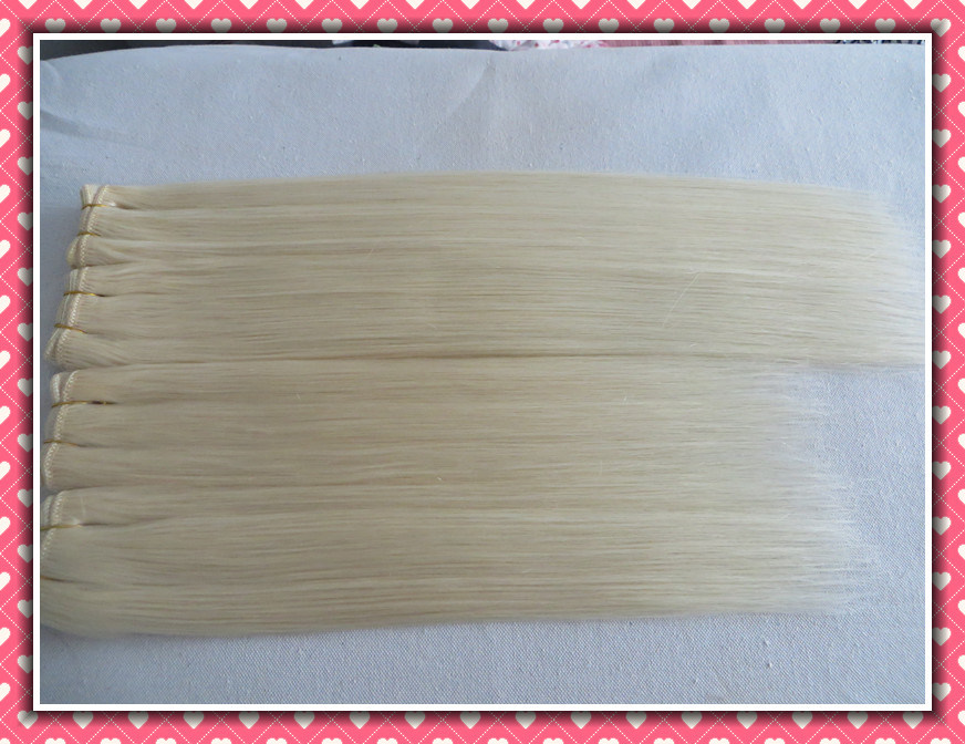 High Quality 100% Human Hair Weave Silk Straight Hair 18