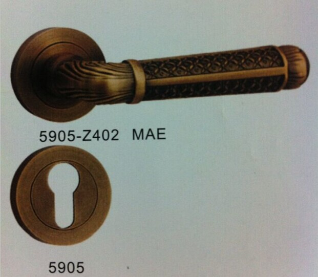 Zinc-Rosetter Lever Handle Lock