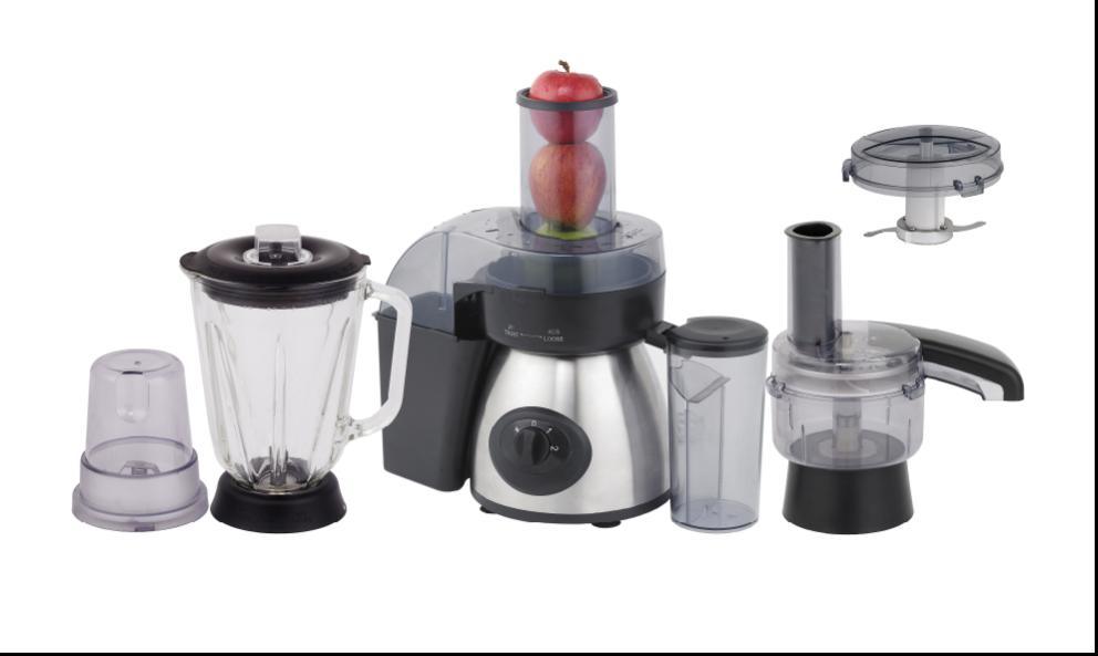 6 in 1 Stainless Steel Food Processor (JT-6016H)