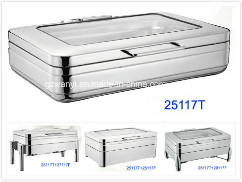 Full Size Induction Chafing Dish Set with 8.5L Food Pan