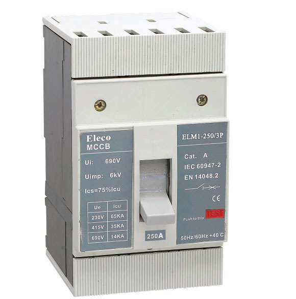 3p 250A Moulded Case Circuit Breaker (ELM1 Series)