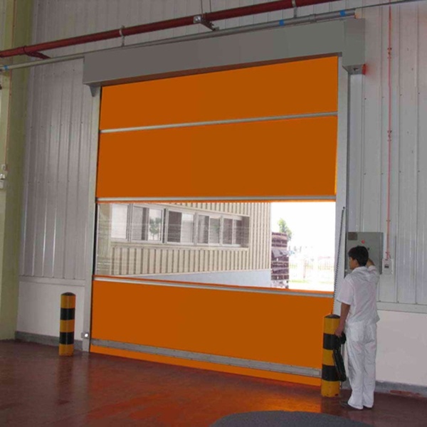 Automatic PVC Industrial High Speed Rolling Shutter Door (HF-1107)