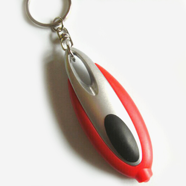 Promotional LED Flashing Key Chain with Logo Printed (4068)