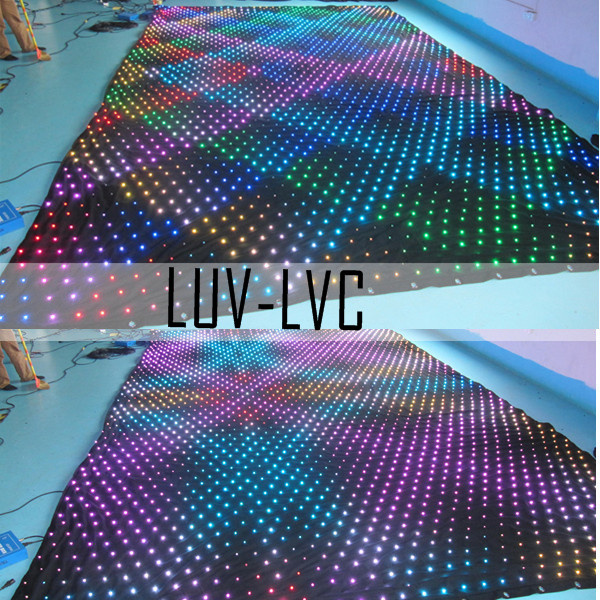 Soft and Flexible Customized Size LED Video Curtain
