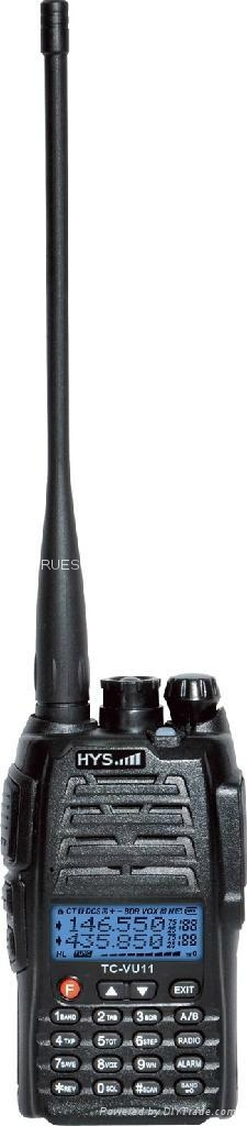 Tc-Vu11 Professinal VHF+UHF Dual Band Portable Two Way Radio