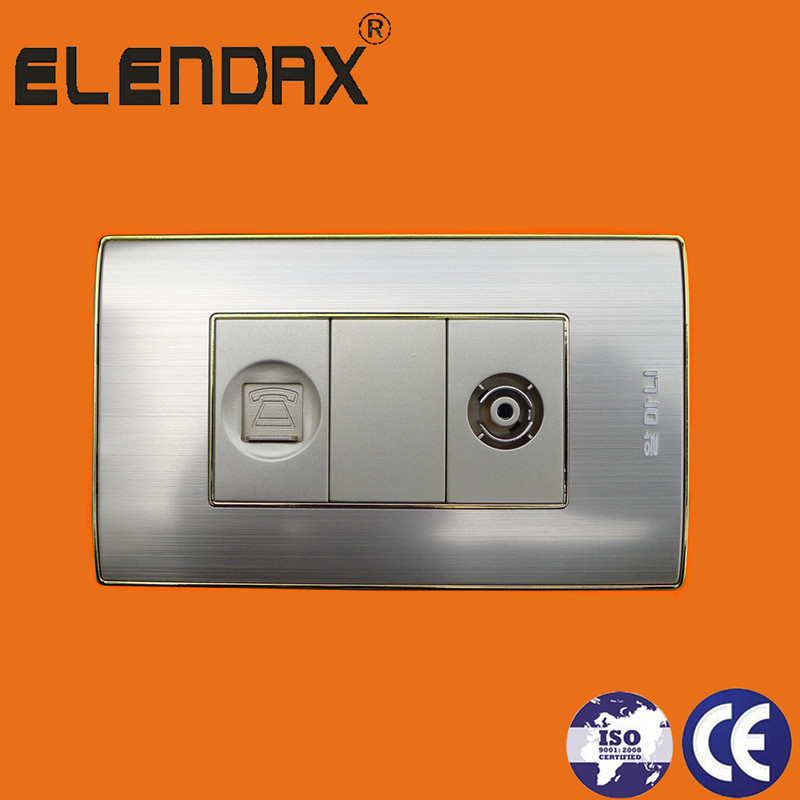 American Standard TV Socket with Tel Socket (AL2078F)