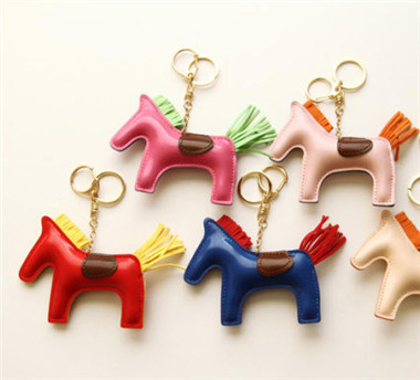 Horse Shape PU Key Chain for Decoration (SDB-7792)