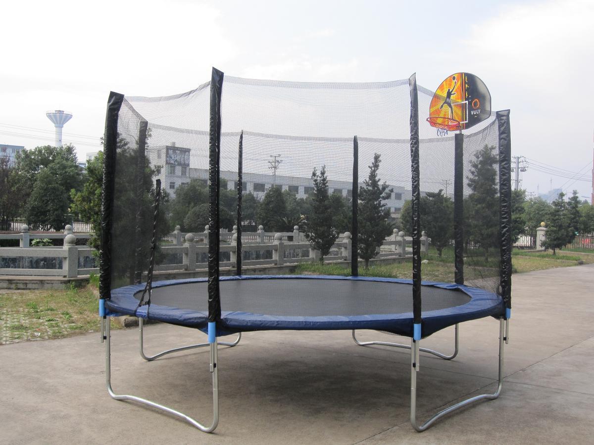 12ft Fitness Trampoline With Basketry (SX-FT(E))