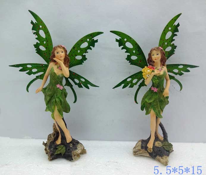 Hot Sell Resin Fairy Sculpture Statues Home Decoration