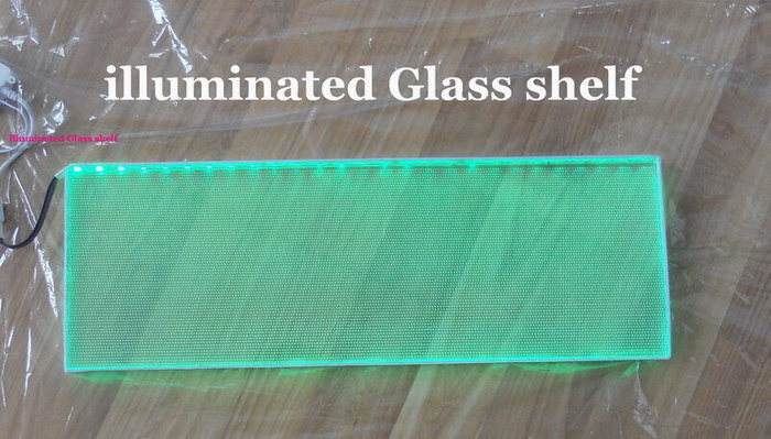 Lighting Glass Shelf / New Invented Decoration Item