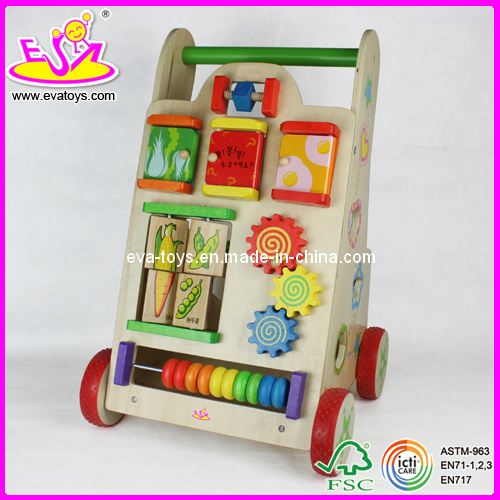 2014 Wooden Baby Stroller for Child, New Designed Wooden Baby Stroller with Cheapest Price Factory W13c009