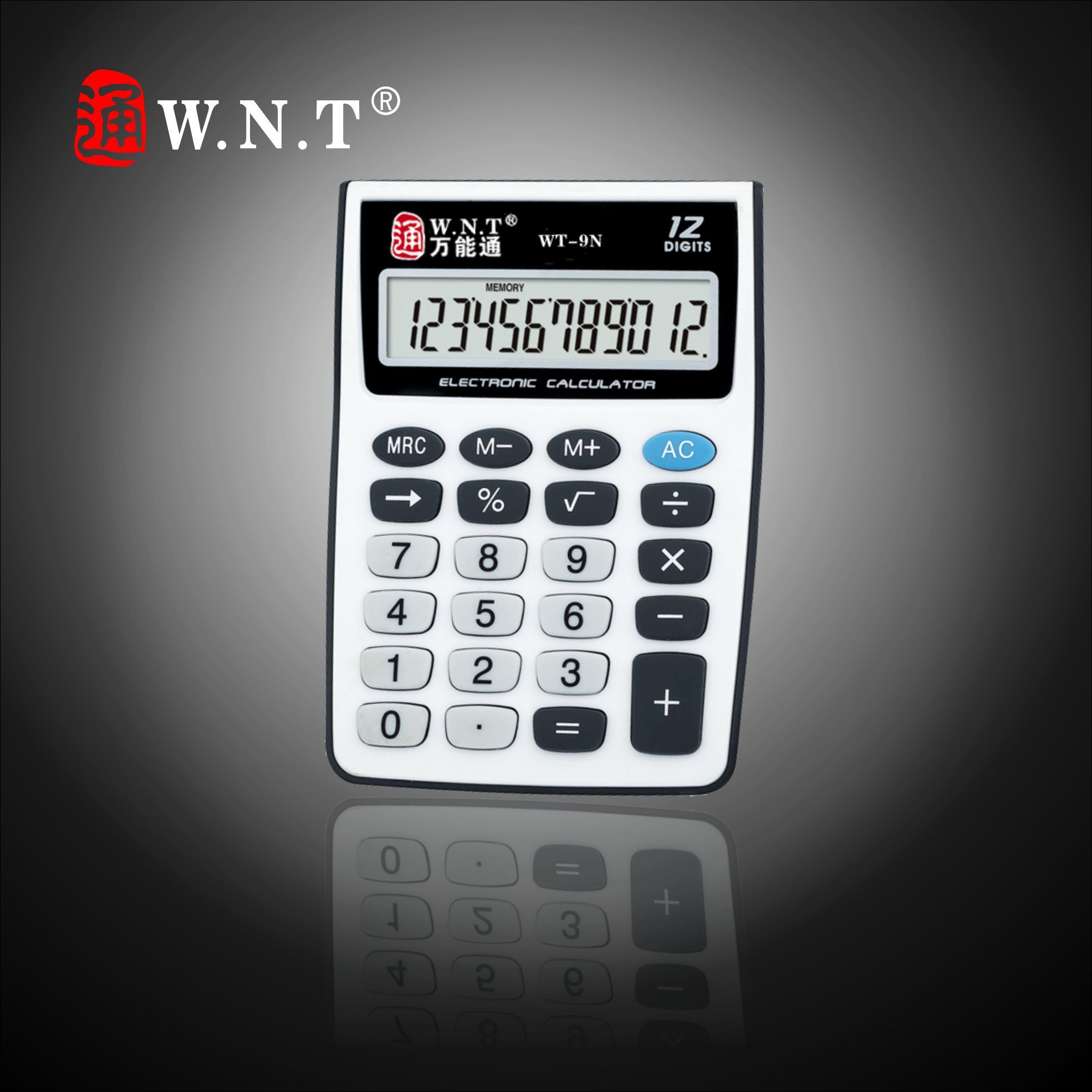 12 Digits Dual Power Desktop Calculator