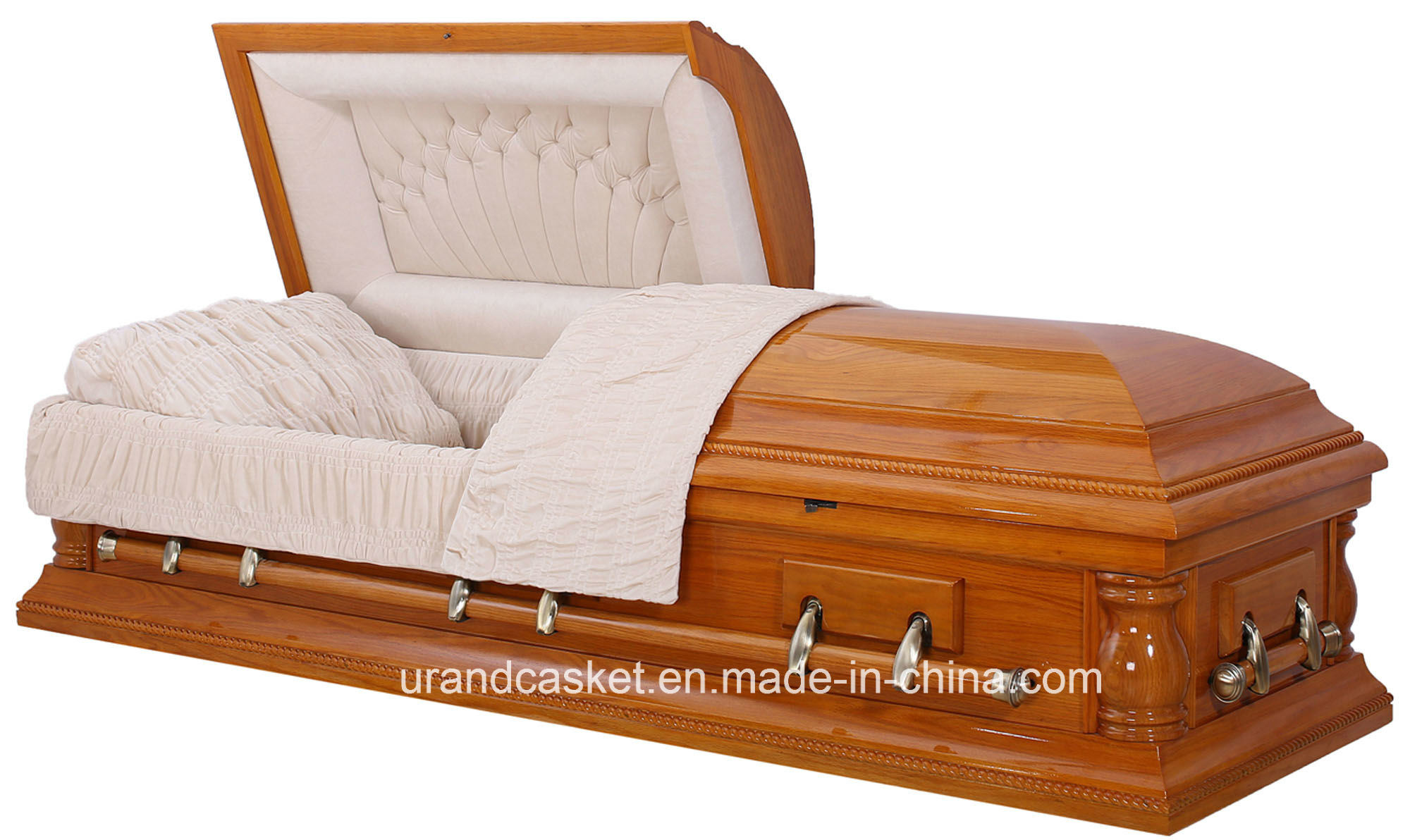 Casket Manufacturers High Quality Oak Solid Wood Caskets & Coffins
