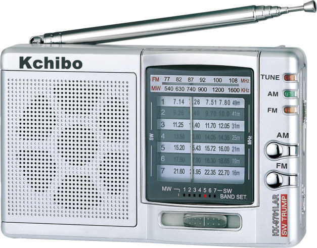 Kchibo Analong Radio Kk-9701 FM/MW/Sw1-7 9 Band Radio