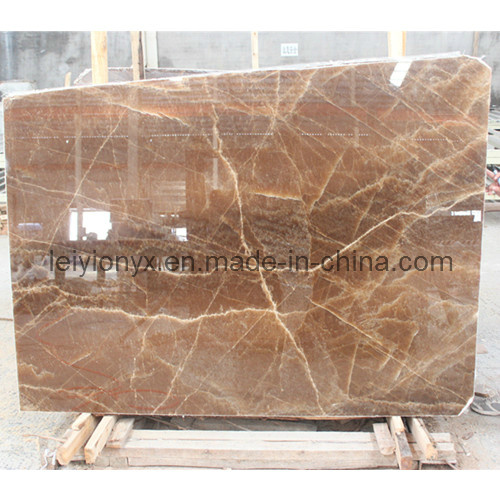 China Golden Ice Onyx Marmol Slate Panel