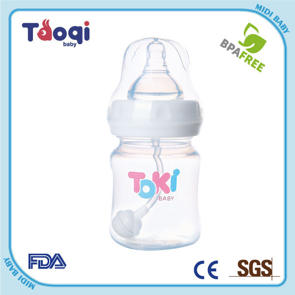 4 Oz BPA Free Standard Neck Milk Baby Feeding Bottle