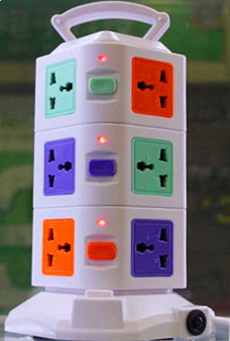 High Quality Overload Protection Vertical Socket with CE Cetificate (T3U2)