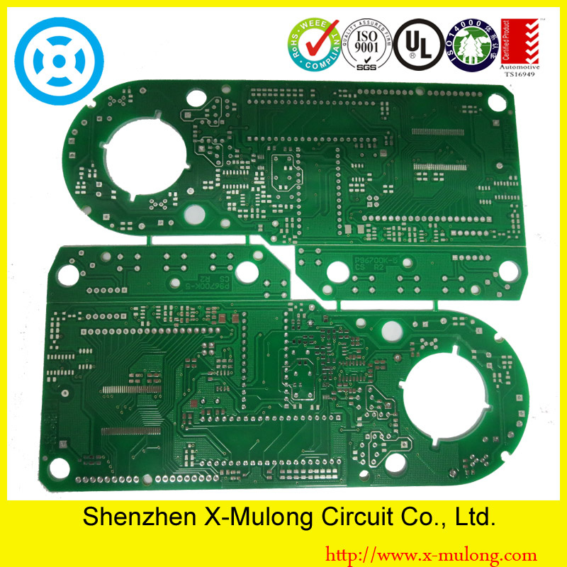 Double Sided Printed Circuit Board with HASL Surface