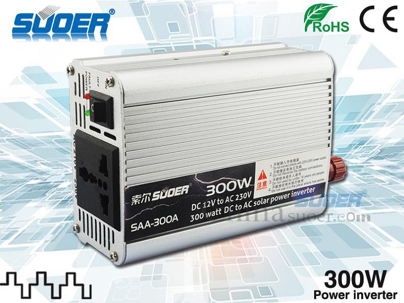 Suoer 300W 12V to 220V off Grid Modified Sine Wave Inverter Modified Sine Wave (SAA-300A)