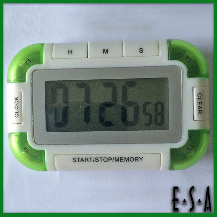 Small Plastic Digital Clock Timer for Kitchen & Sport, Customized Multi-Function Digital Clock Countdown Timer G20b167