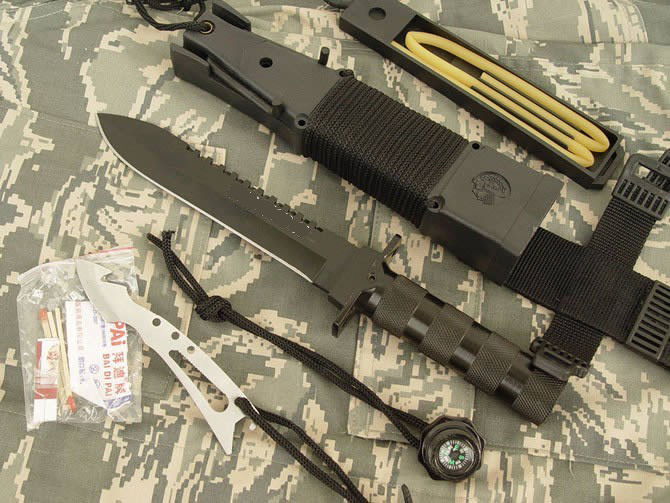 OEM Aitor Jungle King No. II Rescue Fixed Blade Knife
