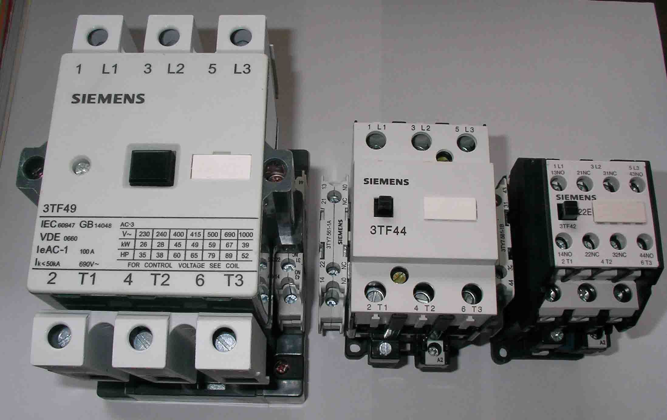 3TF 3th 3tb 3rt AC Contactor 3ua Relay