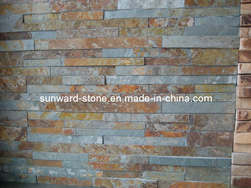 Rusty Slate Culture Stone for Wall Cladding and Flooring